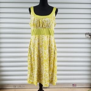 donna ricco foral silk dress